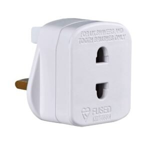 Masterplug Shavingadaptor_01 Electric Shaver Adaptor, 50 x 48 x 46 mm, White