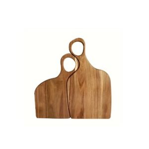 Walnut Wood Cutting Board Set for Couples, Perfect for Kitchen Decor