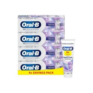 Oral-B 3DWhite Advanced Luxe Perfection Toothpaste 400 ml (100 ml x 4)