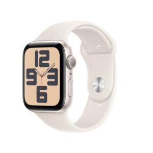 Apple Watch SE (2nd Gen) GPS 40mm Smartwatch with Starlight Aluminium Case with Starlight Sport Band