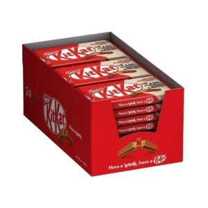 Nestle KitKat Classic chocolate bar, crunchy bar with milk chocolate & crispy waffle, pack of 24 (24x41.5g)