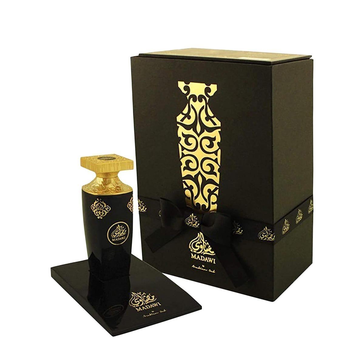 Arabian Oud Perfume | Madawi, Unisex Luxury Fragrance for Him and Fragrance for Her, Eau de Parfum Spray EDP with Peach, Apple, Pineapple, Patchouli and Musk Notes (200ml)