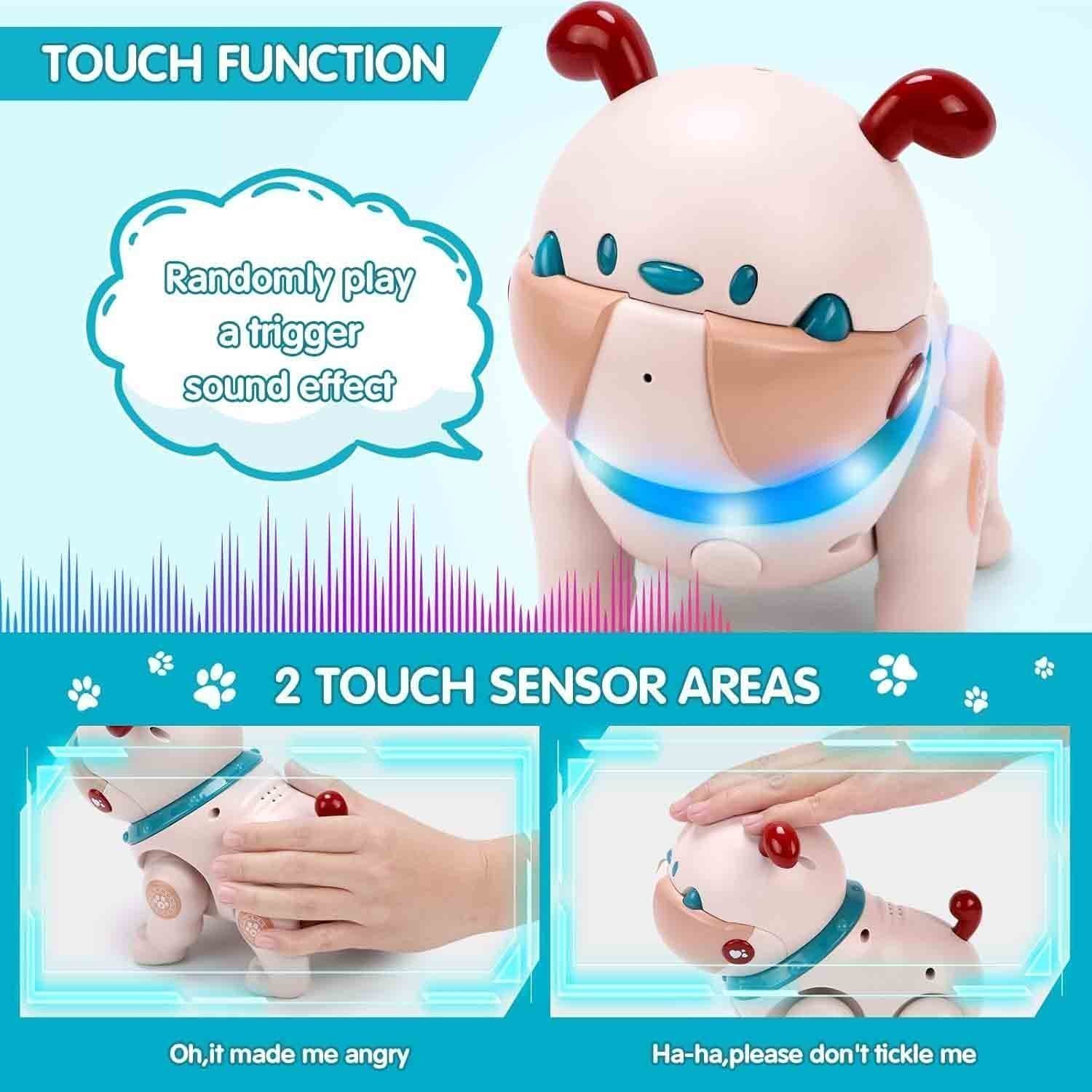 KaeKid Remote Control Robot Dog Toy for Kids - Interactive Touch &Smart Dancing Robots for Kids, Electronic Pets Toys Robotic Dog - 3 Year - Image 2