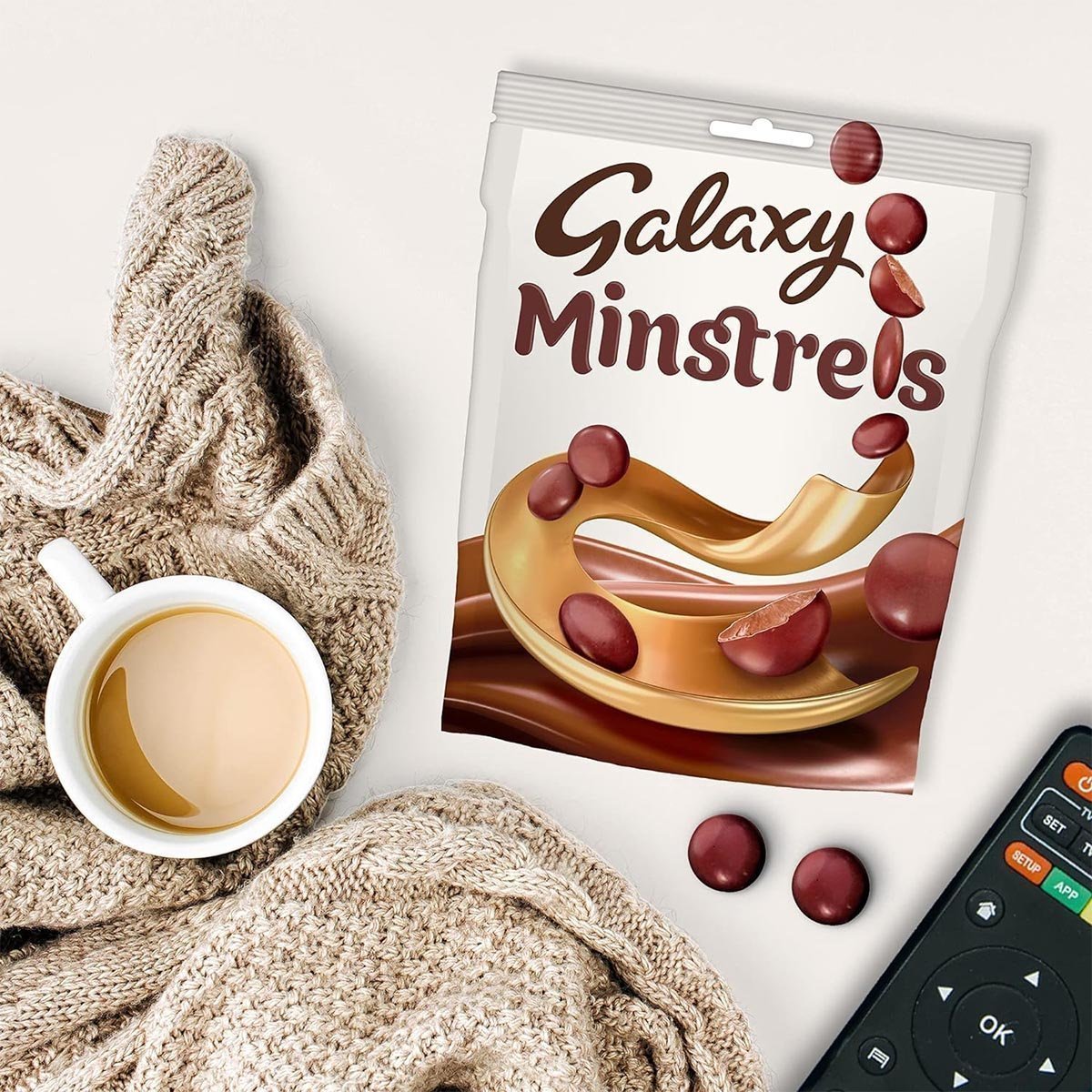 Galaxy Minstrels Milk Chocolate Pouch Bag 125g - Image 2