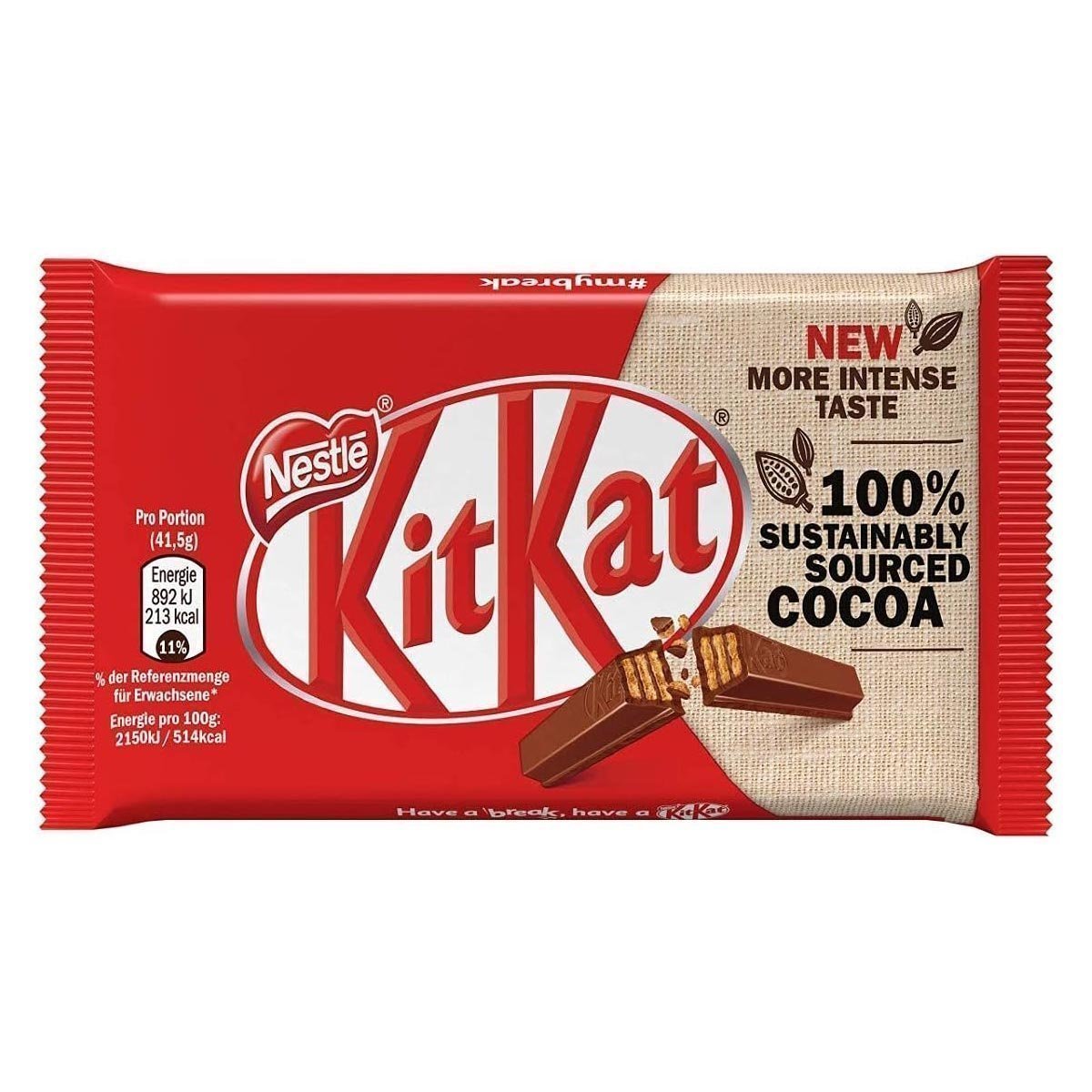 Nestle KitKat Classic chocolate bar, crunchy bar with milk chocolate & crispy waffle, pack of 24 (24x41.5g) - Image 2