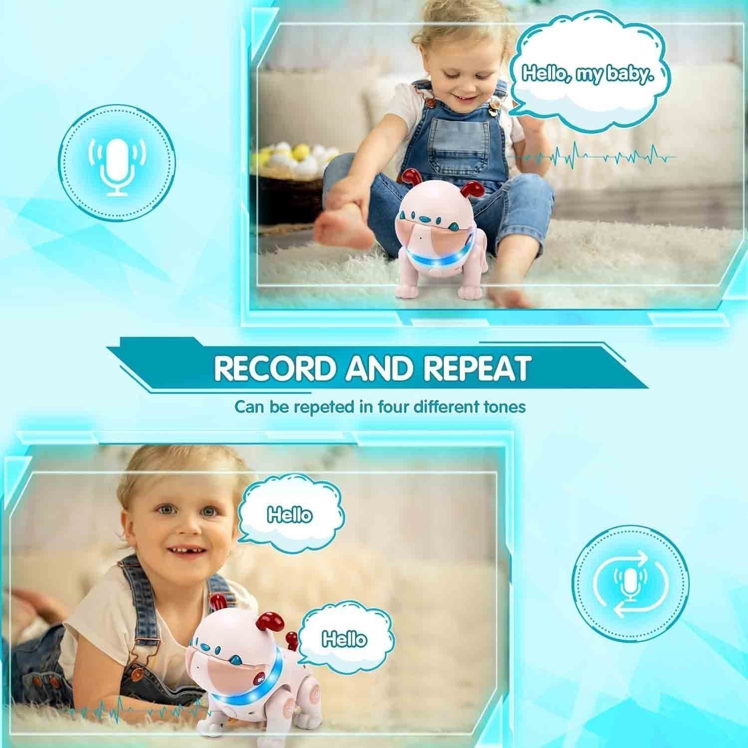 KaeKid Remote Control Robot Dog Toy for Kids - Interactive Touch &Smart Dancing Robots for Kids, Electronic Pets Toys Robotic Dog - 3 Year - Image 3