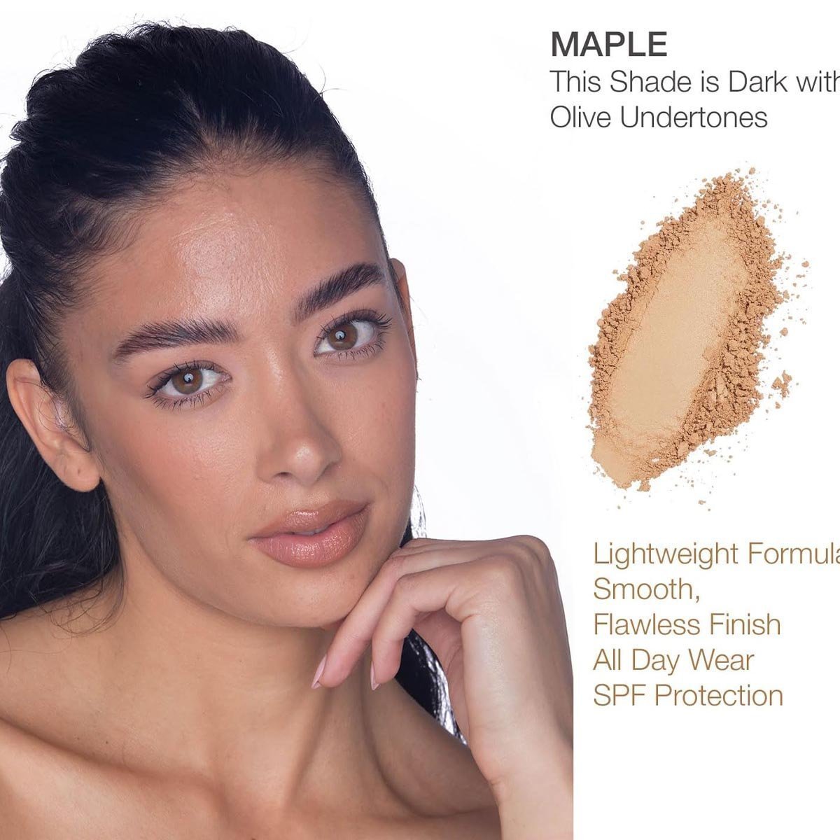 bellapierre Mineral Foundation Powder | Full Coverage SPF 15 | Vegan & Cruelty-Free | Oil & Talc Free | Hypoallergenic - 9 Grams - Maple - Image 3