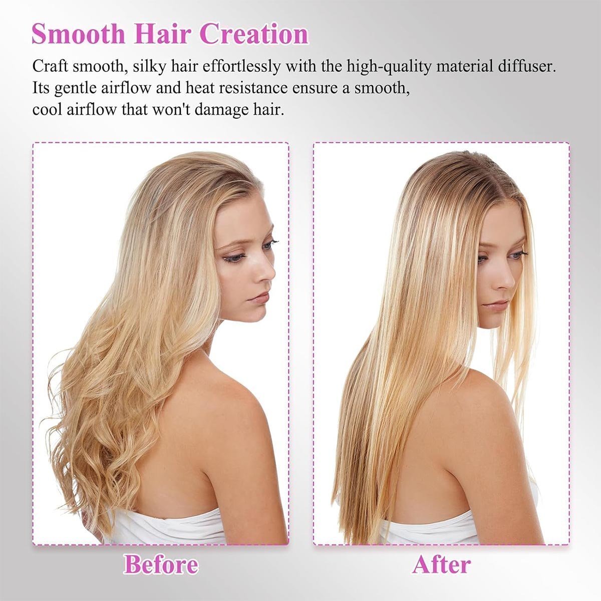 YTCHYYSK Salon Styling Concentrator Attachment Nozzle for Dyson Supersonic Hairdryer HD01 HD02 HD03 HD04 HD08 HD15 - Image 3