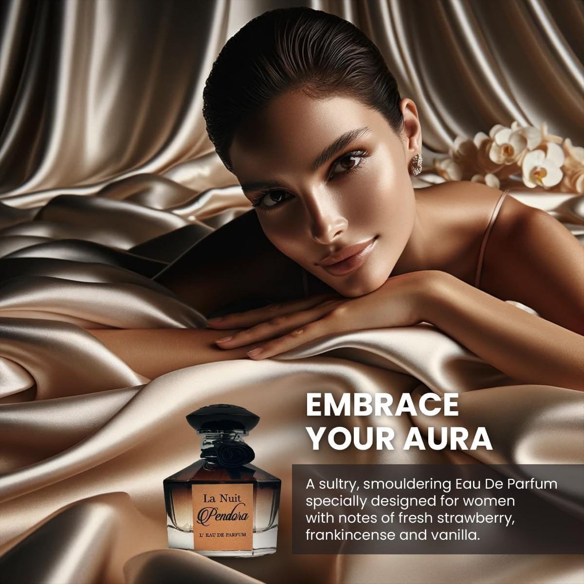 LA NUIT by PARIS CORNER 100ml L'Eau De Parfum for Women | Find Your Signature Scent: Dive into this Perfume For Women - Image 4