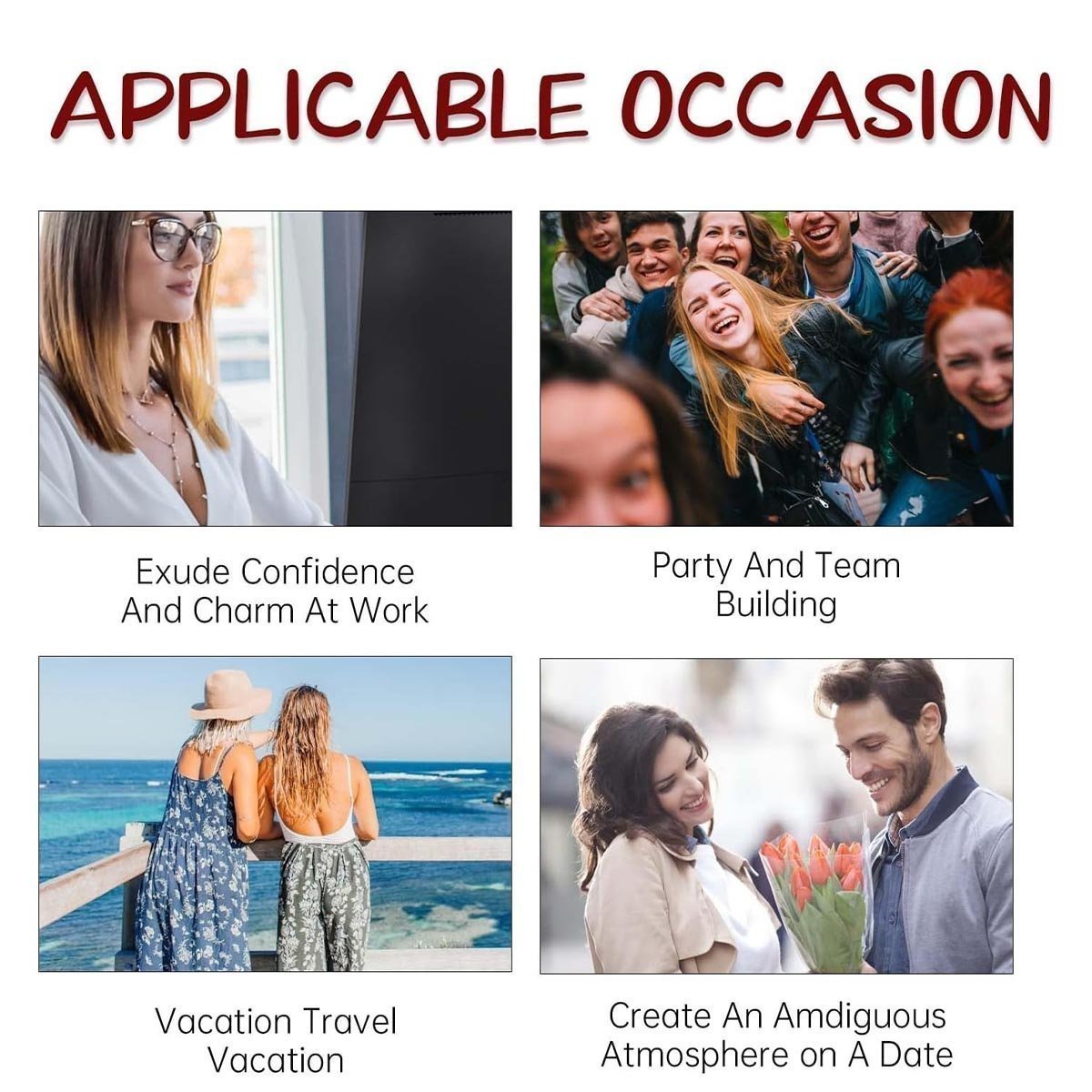 Charmings Perfume, Natural Refreshing Perfume Oil, Long-lasting Fragrances Not Pungent, Elegant Perfume for Women, Gifts for Firend, 10ml - Image 4