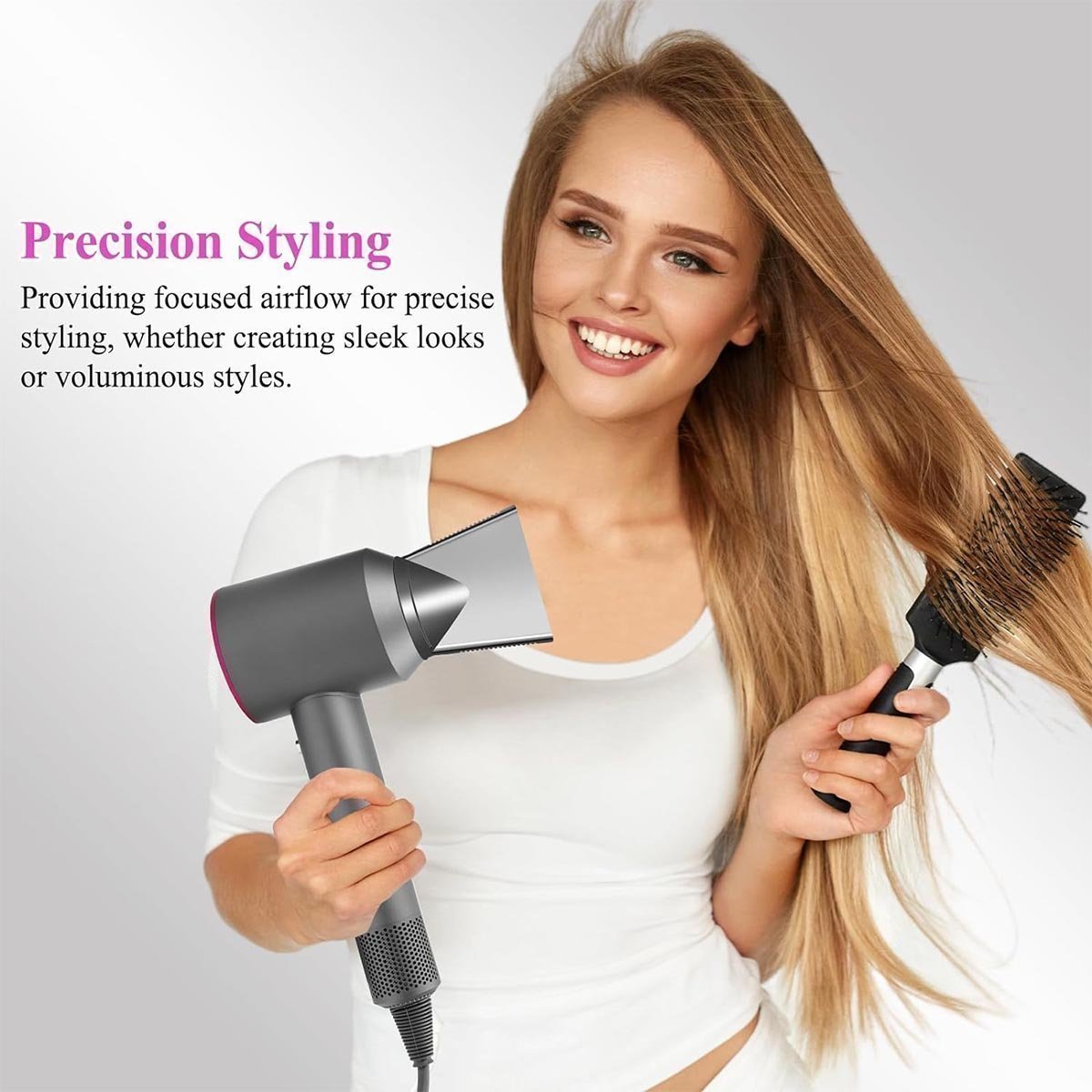 YTCHYYSK Salon Styling Concentrator Attachment Nozzle for Dyson Supersonic Hairdryer HD01 HD02 HD03 HD04 HD08 HD15 - Image 4