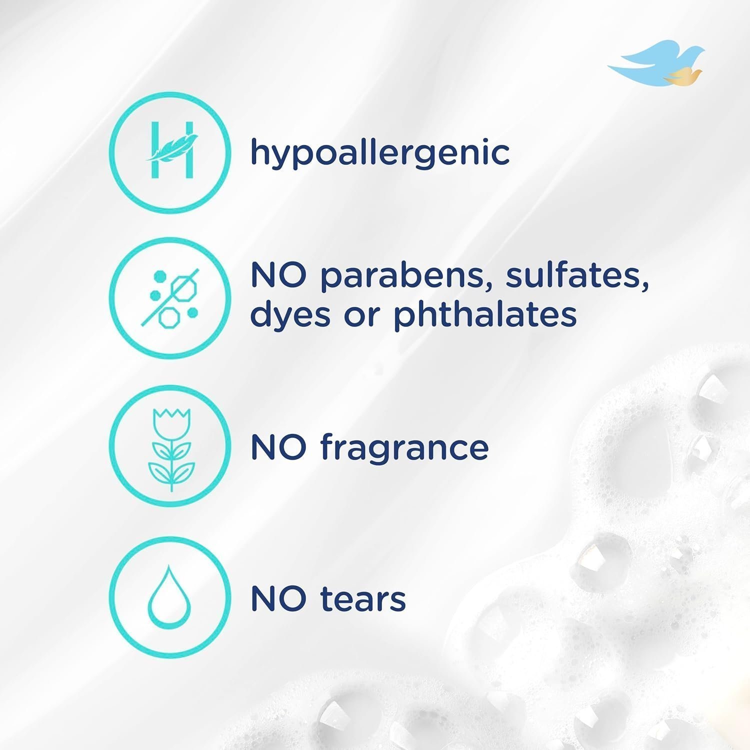 Baby Dove Head to Toe Wash - Gentle & Soothing Hair and Body Wash for Babies 200ml, Pack of 6 - Image 2