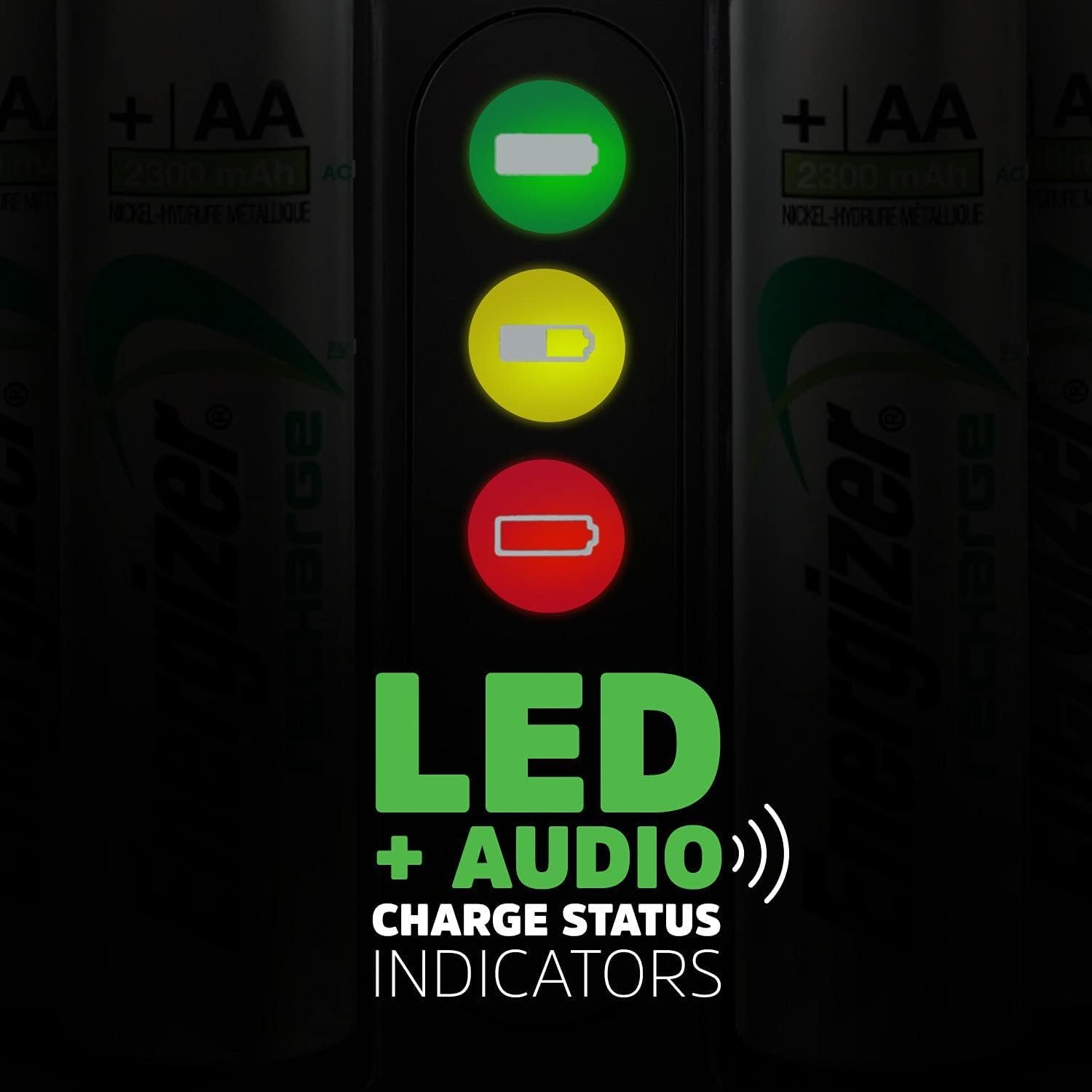 Energizer Recharge Pro - Battery Charger for AA & AAA Batteries - 4x AA Rechargeable NiMH Batteries Included - Image 2