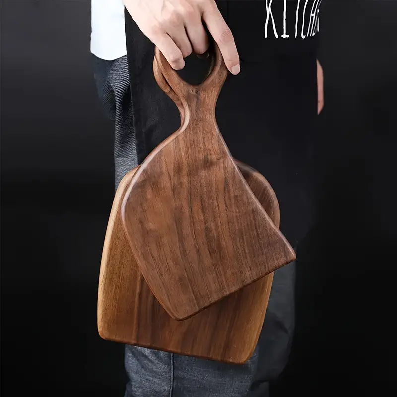 Walnut Wood Cutting Board Set for Couples, Perfect for Kitchen Decor - Image 3