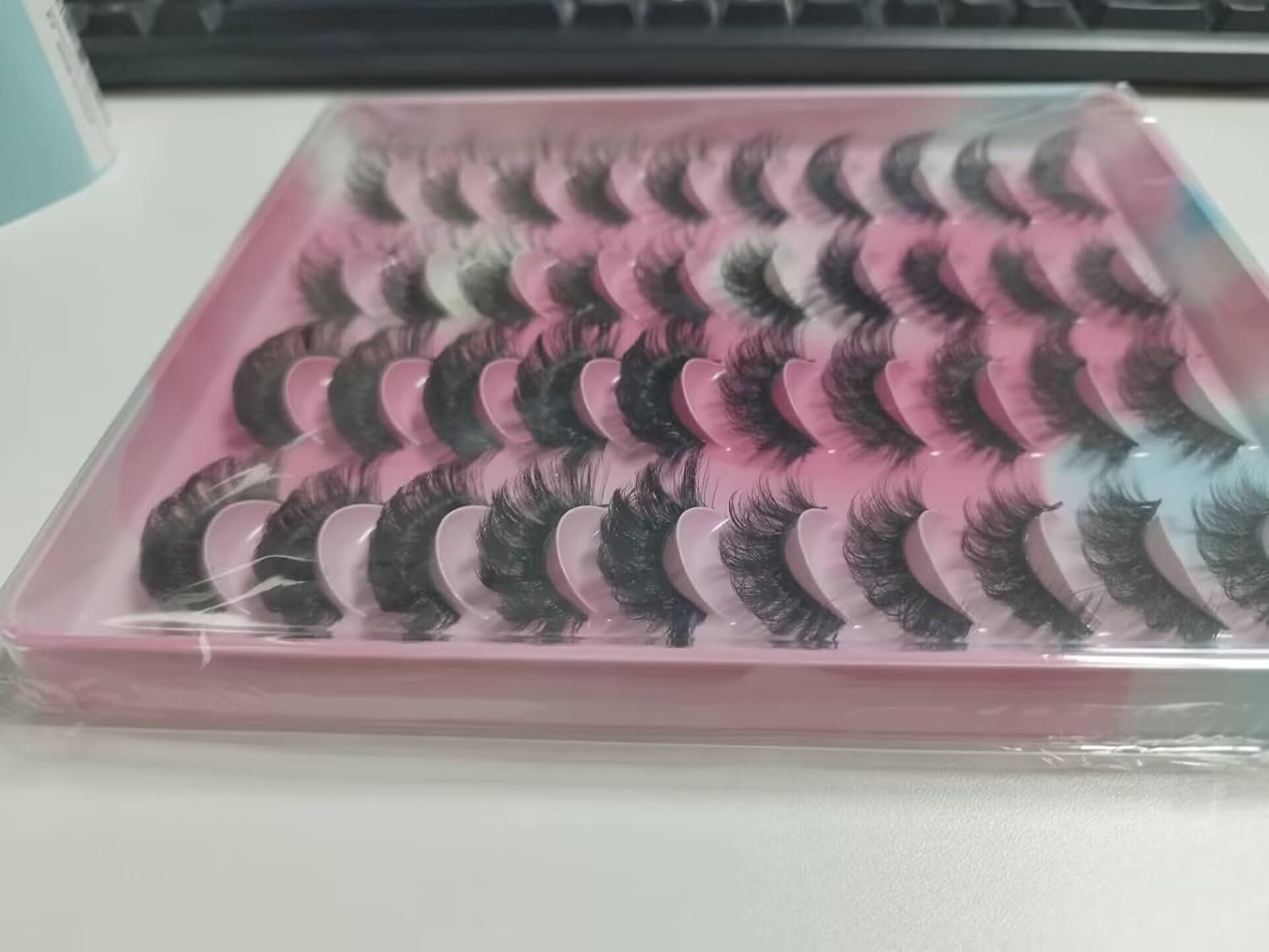 False Eyelashes Dramatic Fluffy 6D Mink Lashes - 20 Pairs Natural Curly Lashes Thick Fake Eyelashes (4 Styles) - Image 4