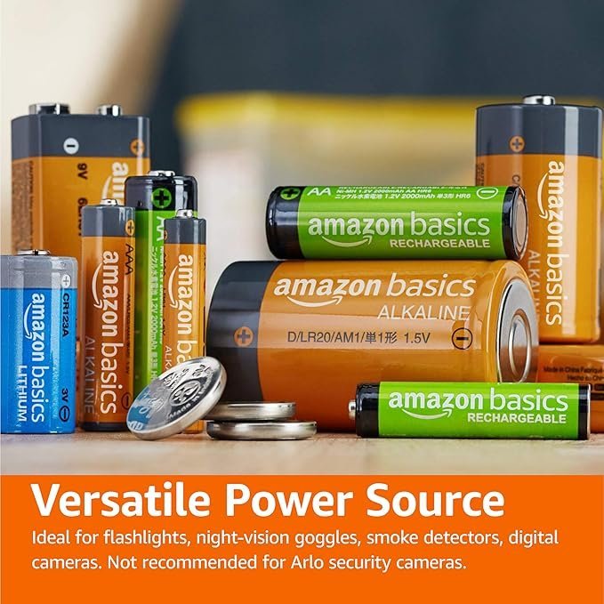 10-Pack CR123A 3V Lithium Batteries, 10-Year Shelf Life - Image 2