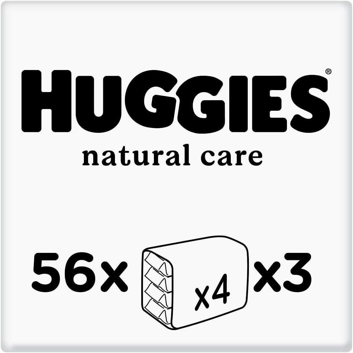 Huggies Natural Care, Baby Wipes - 12 Packs (672 Wipes Total) - Hypoallergenic with no alcohol - Image 3