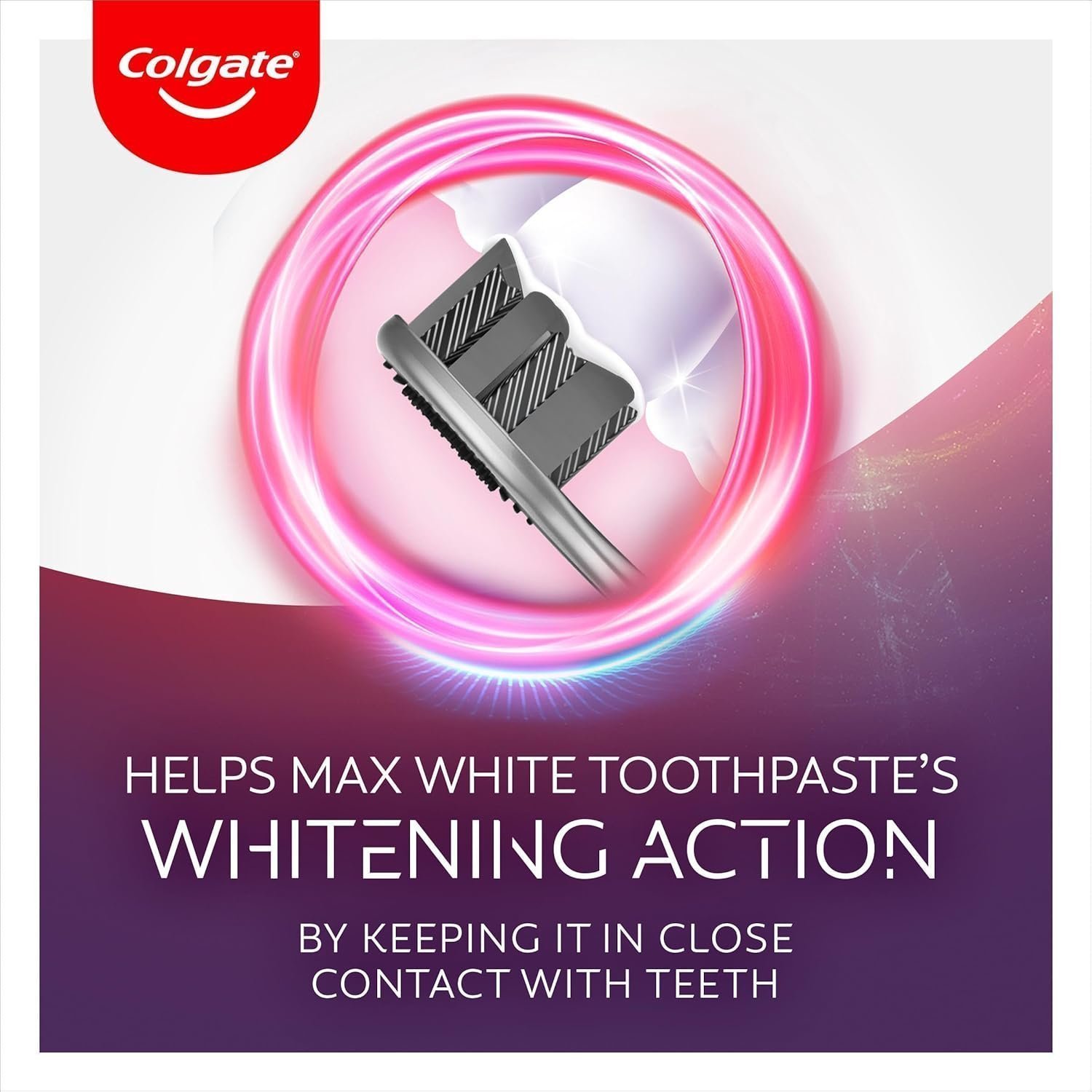 Colgate Max White Ultra Manual Toothbrush, Teeth whitening Toothbrush - Image 5