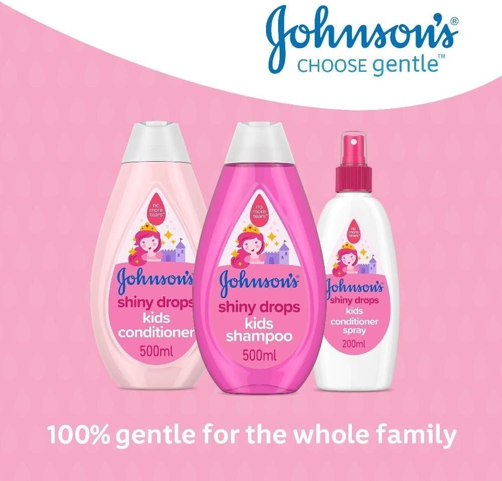 Johnson's Shiny Drops Kids Shampoo, 500ml - Image 4