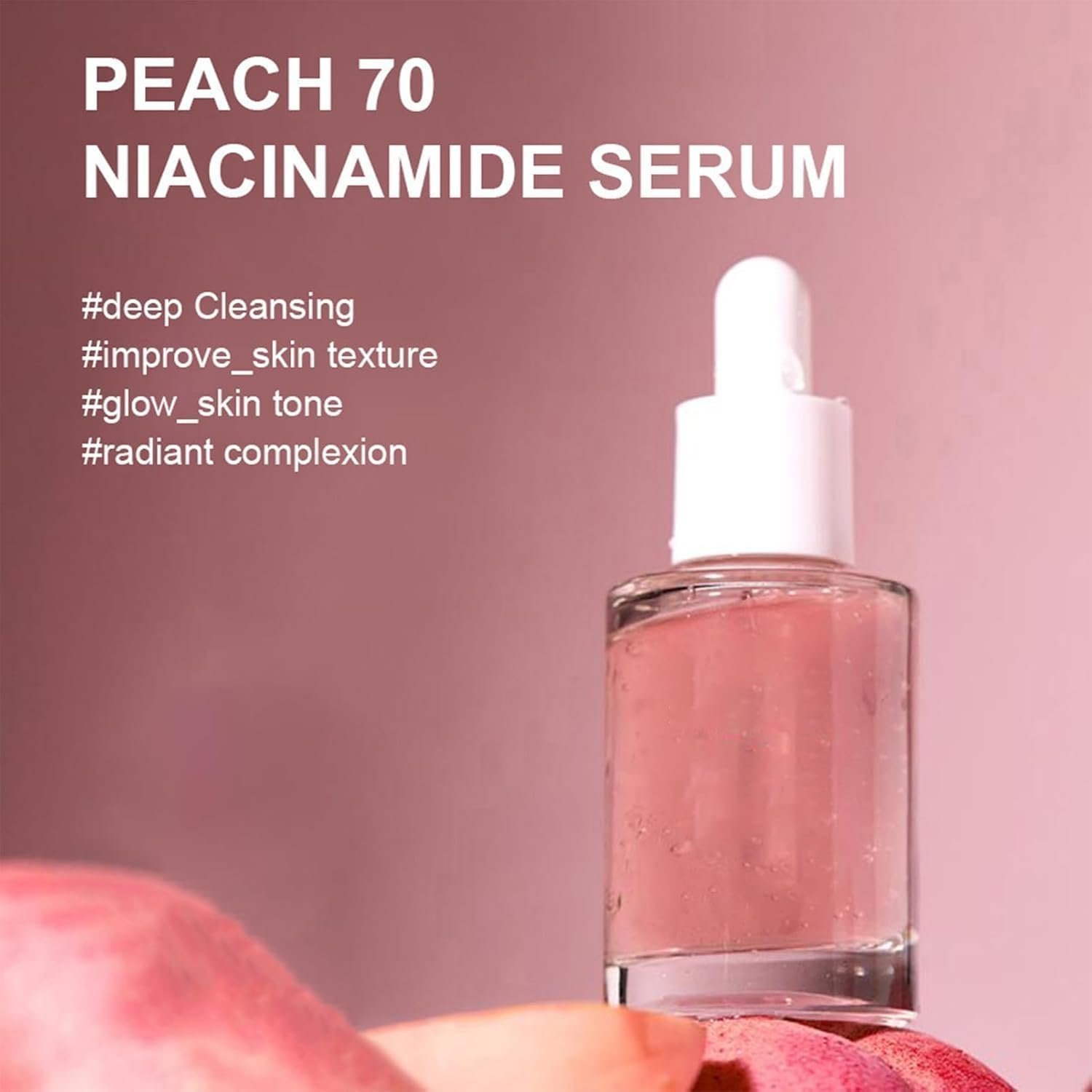 Peach 70 Niacin Serum, Peach 70% Niacinamide Serum,Hydrating Face Serum - - Image 6