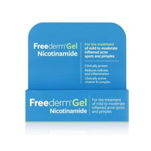 Freederm Gel With Nicotinamide. For Mild to Moderate Inflamed Acne Spots and Pimples. 10g
