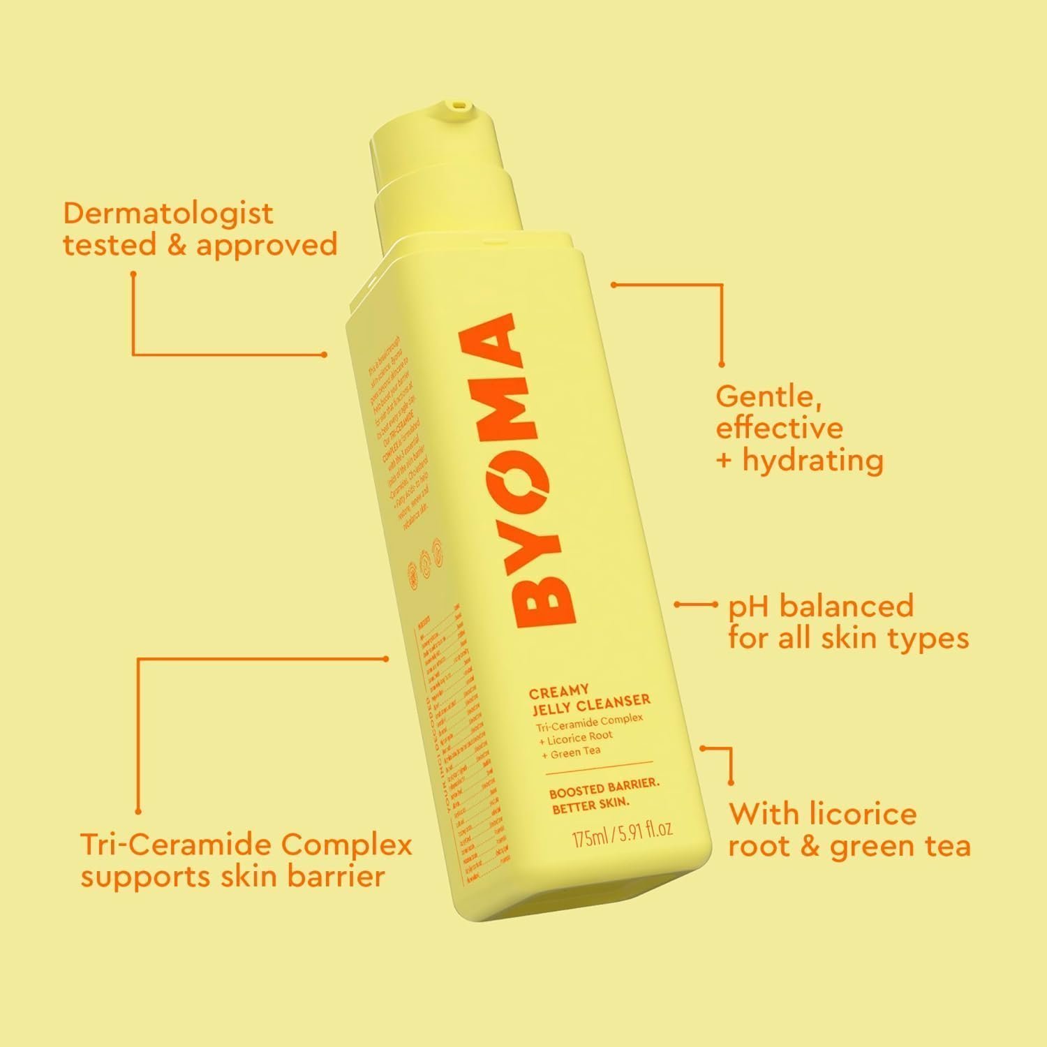 BYOMA Creamy Jelly Cleanser 175ml - Image 3