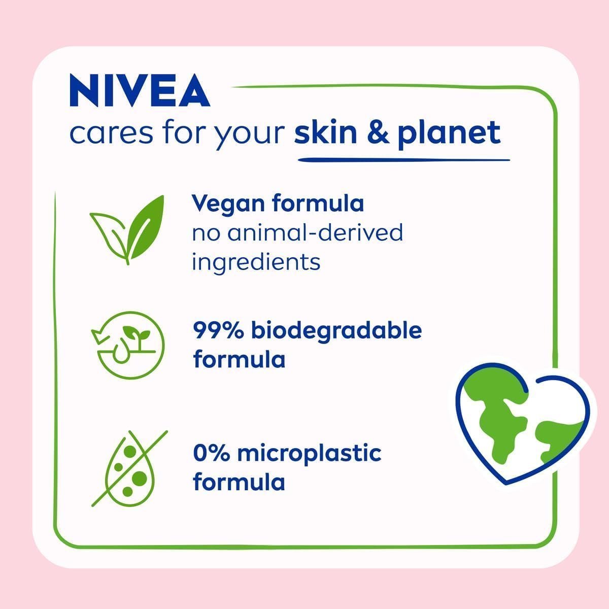 NIVEA Gentle Face Cream Wash (150ml), Face Cleanser with Almond Oil and Hydramine Gently Cleanses for Smooth Skin - Image 3