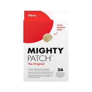 Mighty Patch Original Spot Patches by Hero Cosmetics, Day & Night Time Acne Treatment - Spot Treatment Pimple Stickers - 36 Patches