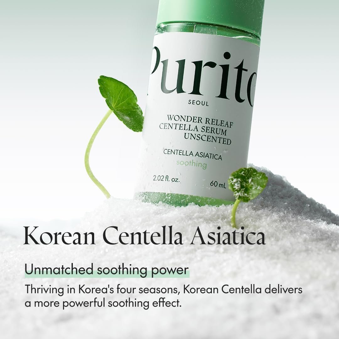 PURITO Centella Unscented Serum, Korean Skin Care, 60ml 2fl.oz - Image 5
