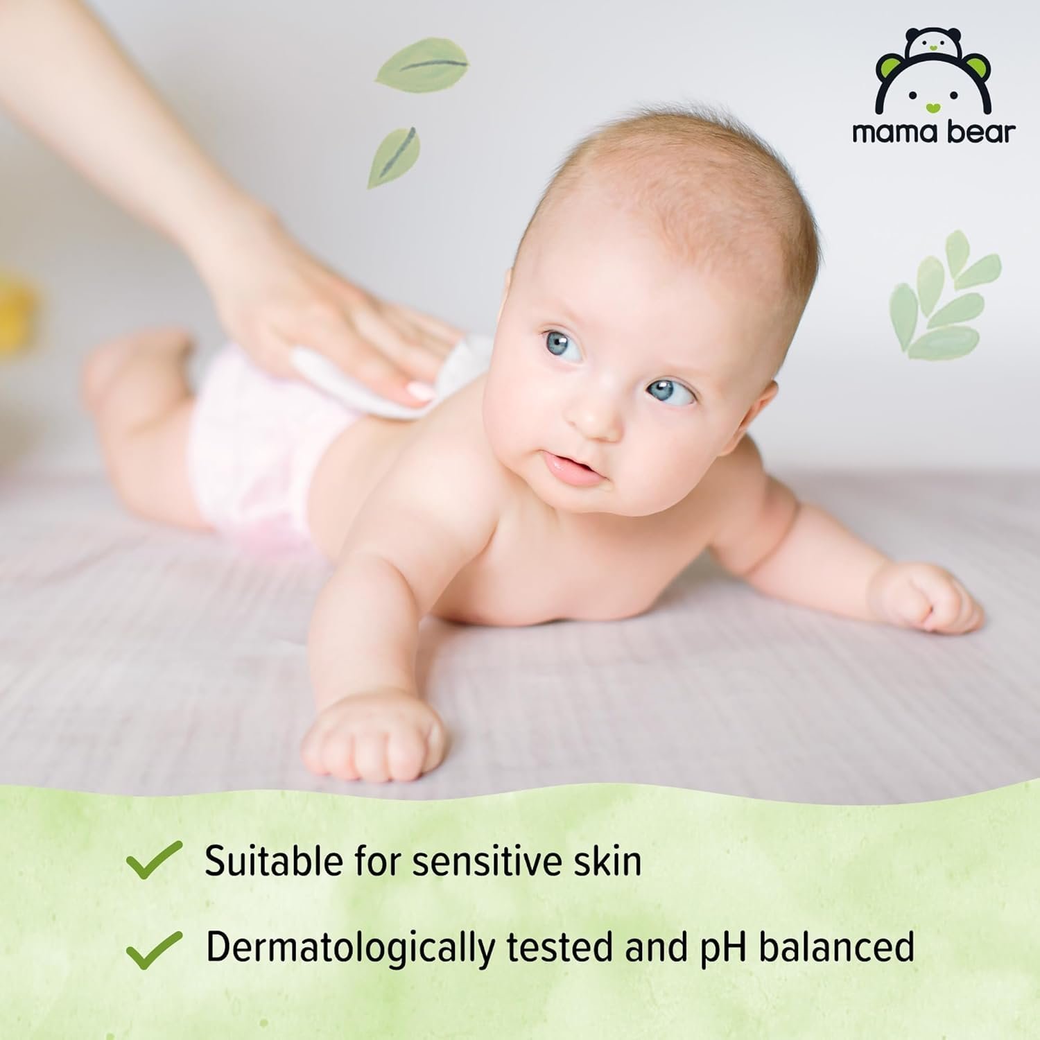 Amazon Brand - Mama Bear Fresh Lightly Fragranced Baby Wipes, 1008 Count (18 Packs of 56), Packaging May Vary - Image 4