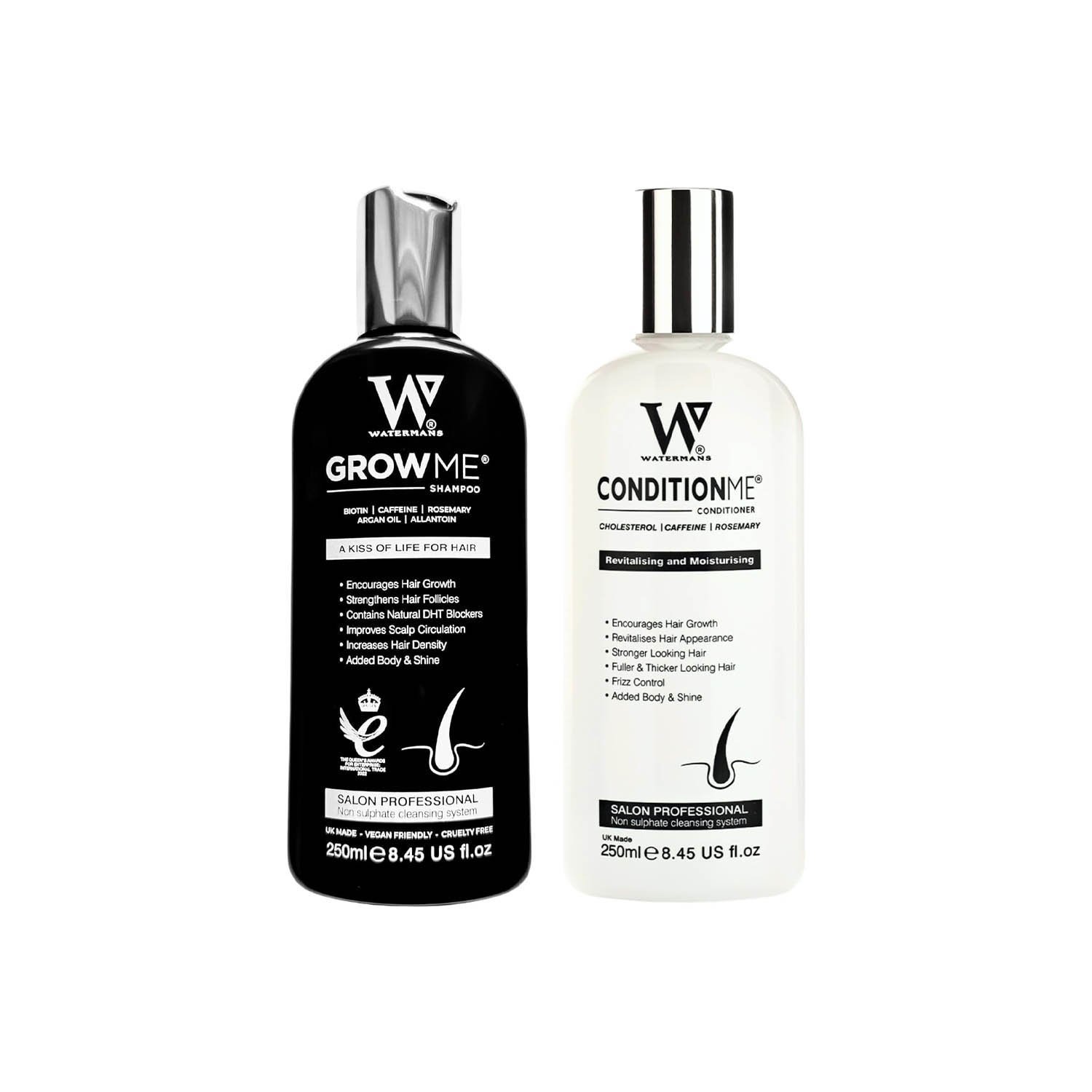 Hair Growth Shampoo & Conditioner, Biotin, Argan Oil, Allantoin, Rosemary, Niacinamide, Lupin. Male & Female Hair Loss