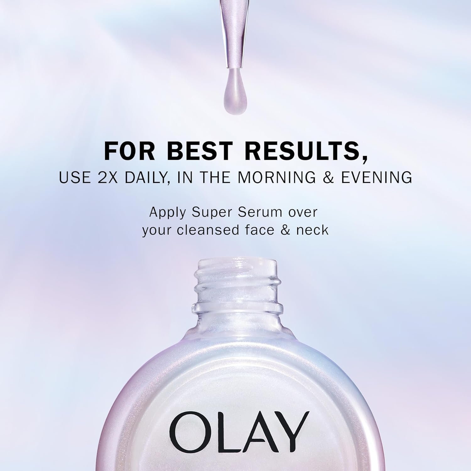 Olay Super Serum, Vitamin C Serum for Face, with Niacinamide, Collagen Peptide, Skincare for Anti Ageing & Brightening, 30ml - Image 4