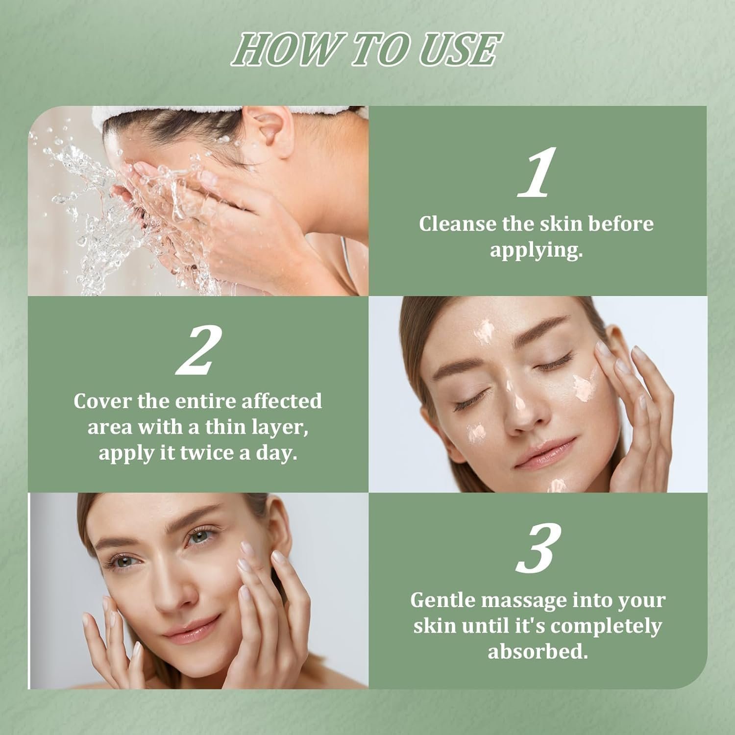 2% Salicylic Acid Acne Treatment Cream for face Back/Butt/Body,Spot Treatment for Pimples, For women and men 30g - Image 4