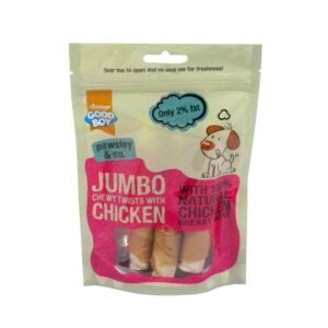 Good Boy Pawsley & Co Jumbo Twisters Chicken 100g (Pack of 12)