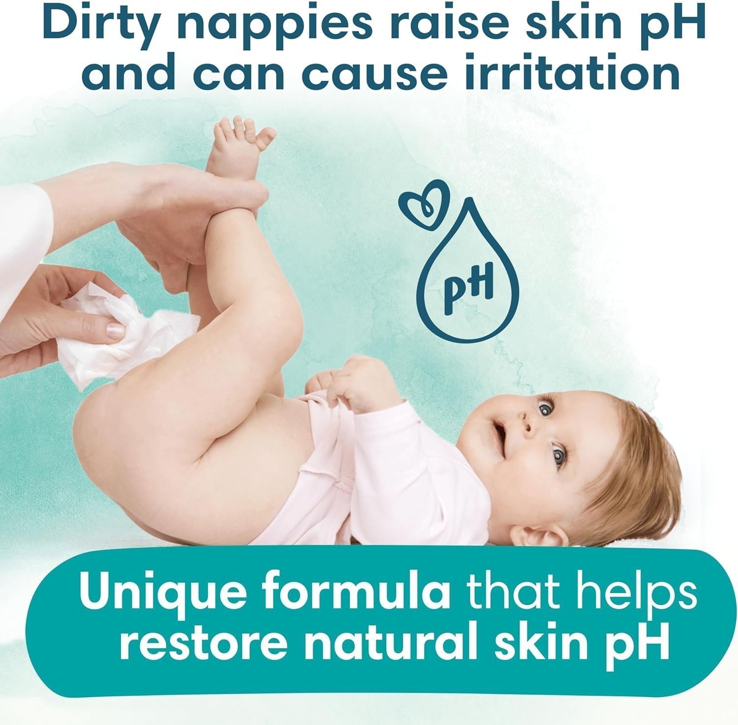 Pampers Harmonie Aqua Baby Wipes 24 Packs of 48 Wipes - Image 3