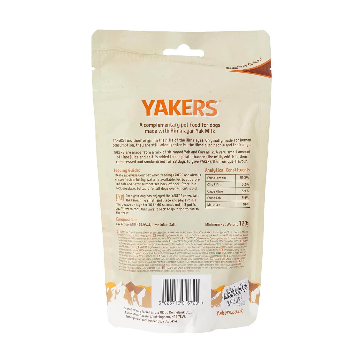 Yakers Dog Chew Small 4count(Pack of 1) - Image 2