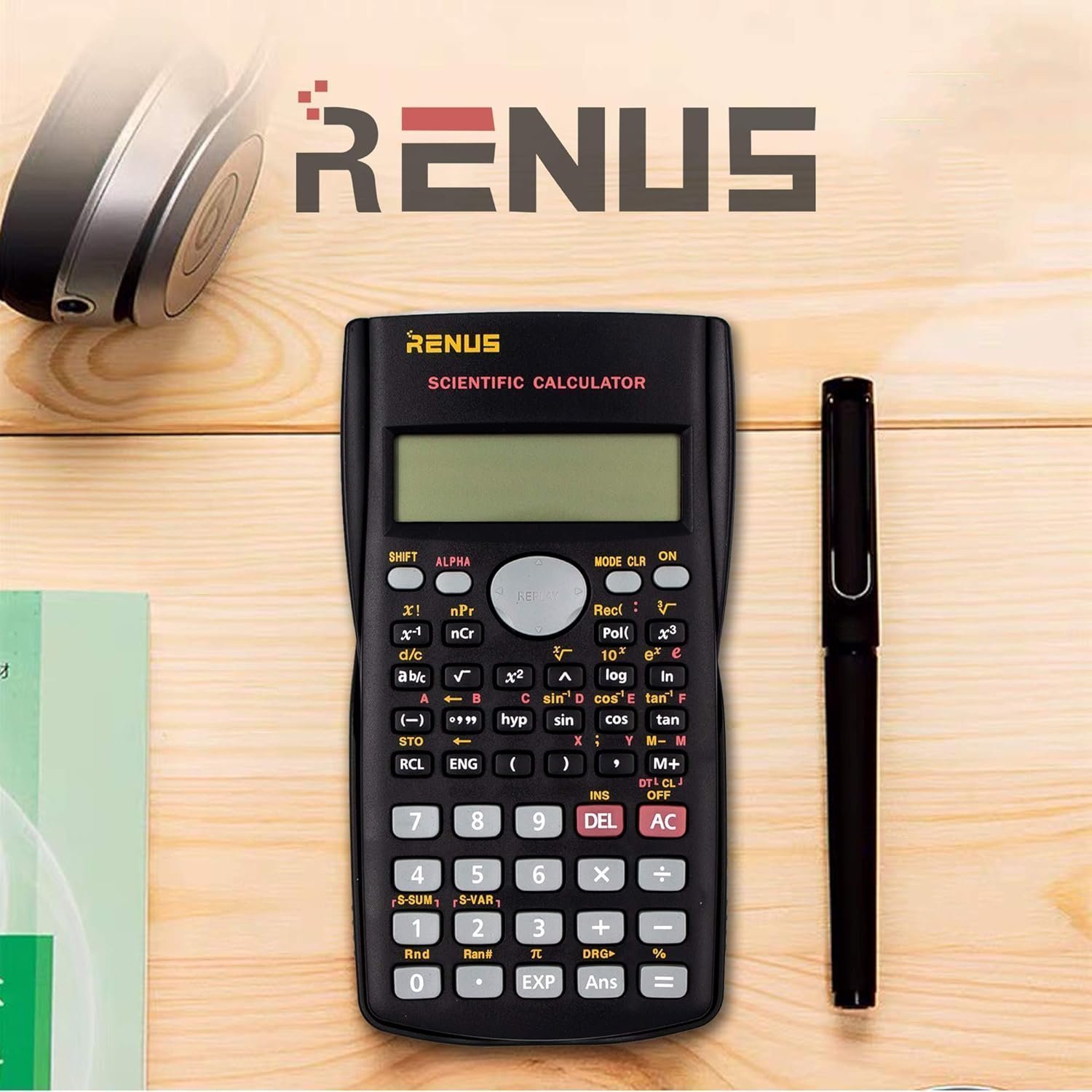 RENUS 2-Line Engineering Scientific Calculator Function Calculator for Student and Teacher - Image 4