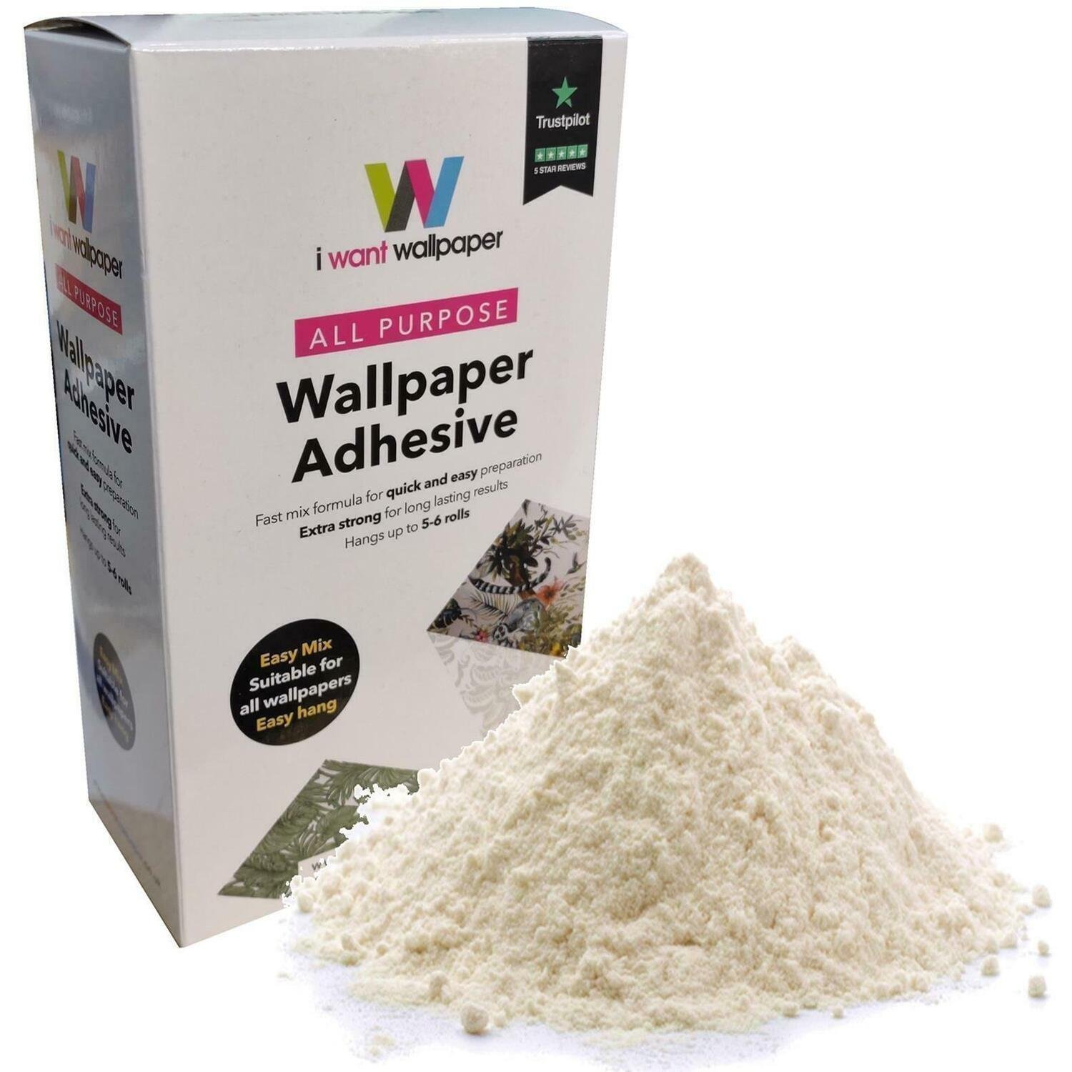 All Purpose Wallpaper Adhesive Wall Paste - White / Off White by I Want Wallpaper