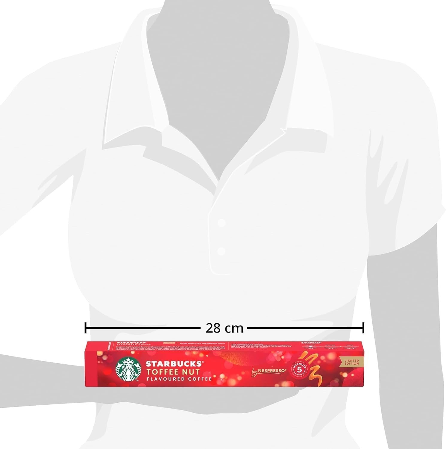 STARBUCKS Toffee Nut Flavoured Coffee Capsules by Nespresso, Blonde Roast Coffee, Pack of 12 x 10 Pods (120 Capsules) - Image 6